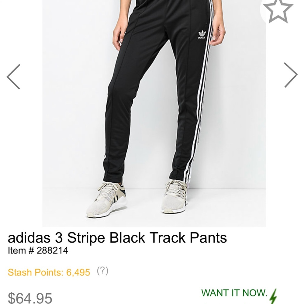 Adidas track pants